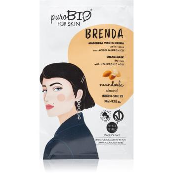 puroBIO Cosmetics Brenda Almond crema masca hidratanta 10 ml