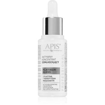 Apis Natural Cosmetics Platinum Gloss tratament concentrat de intinerire pentru fermitatea pielii 30 ml