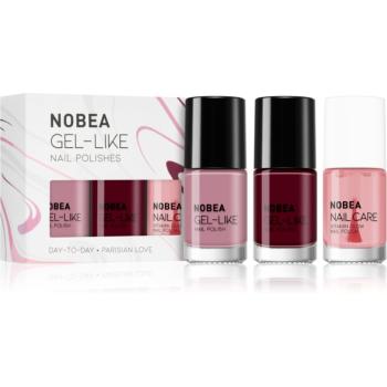 NOBEA Day-to-Day Parisian Love set de lacuri de unghii 3x6 ml