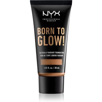 NYX Professional Makeup Born To Glow make-up lichid stralucitor culoare 15.9 Warm Honey 30 ml