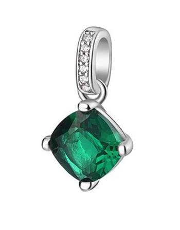 Brosway Pandantiv fermecător din argint cu zircon verde Fancy FLG15