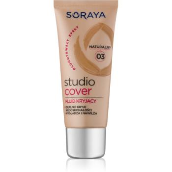 Soraya Studio Cover acoperire make-up cu vitamina E culoare 03 Natural  30 ml