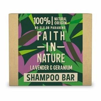 Faith in Nature Șampon solid Lavandă și pelargonie (Shampoo Bar) 85 g