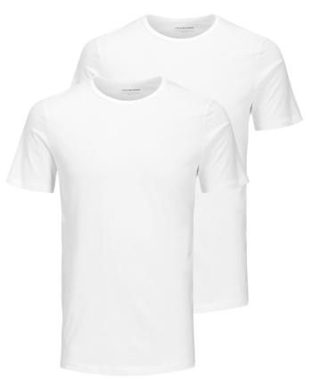 Jack&Jones Tricou pentru bărbați Basic Crew Neck Tee Ss 2 bucăți Noos White M