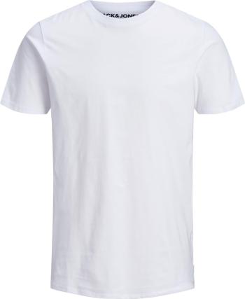 Jack&Jones Tricou pentru bărbați JJEORGANIC BASIC 12156101 Alb-3 SLIM L