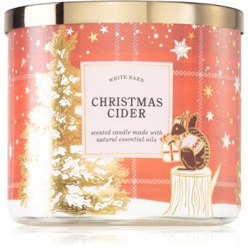 Bath & Body Works Christmas Cider lumânare parfumată  cu uleiuri esentiale 411 g