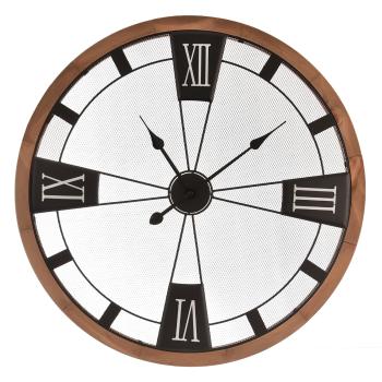 Ceas de perete Compass - maro - Mărimea 71 x 71 x 5 cm