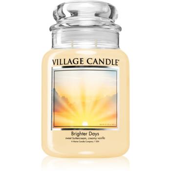 Village Candle Brighter Days lumânare parfumată  (Glass Lid) 602 g