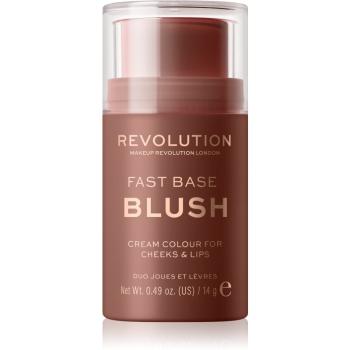 Makeup Revolution Fast Base balsam tonic pentru buze si obraji culoare Mauve 14 g