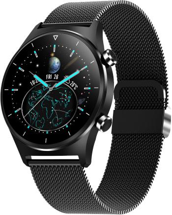 Wotchi Smartwatch E13 - Negru Stainless