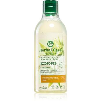 Farmona Herbal Care Hemp apa cu particule micele pentru piele foarte uscata cu vitamina C 400 ml