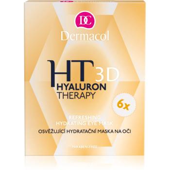 Dermacol Hyaluron Therapy 3D mască hidratantă răcoritoare pentru ochi 6x6 g