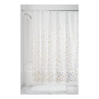 Perdea de duș iDesign Confetti, 183 x 183 cm