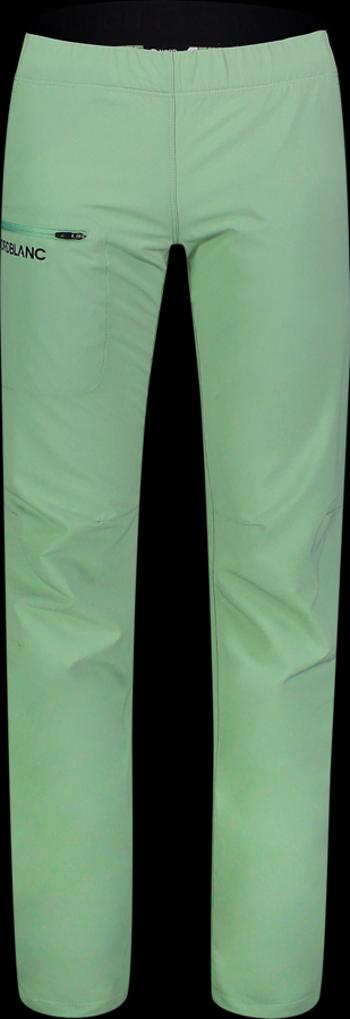 Ușor pentru femei pantaloni de exterior Nordblanc Sportiva verde NBSPL7630_PAZ