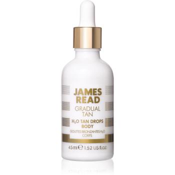 James Read Gradual Tan H2O Tan Drops picaturi pentru bronzare pentru corp culoare Light/Medium 45 ml