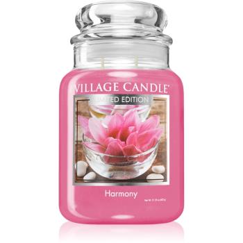 Village Candle Harmony lumânare parfumată  (Glass Lid) 602 g
