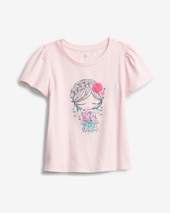 GAP Bea Graphic Tricou pentru copii Roz