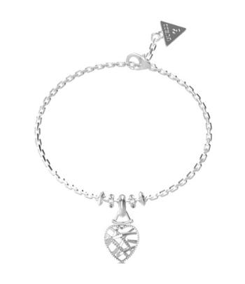 Guess Brățară din oțel cu inimă Heart Cage JUBB03100JWRHS