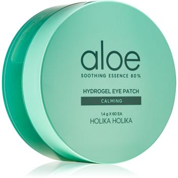 Holika Holika Aloe Soothing Essence masca hidrogel pentru ochi pentru netezirea pielii 60 buc