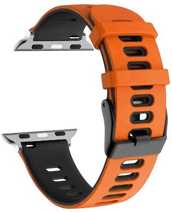 4wrist Curea din silicon pentru Apple Watch - Orange 38/40/41 mm