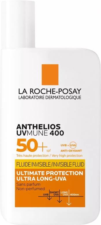 La Roche Posay Fluid de protecție solară SPF 50+ Anthelios UVMune 400 (Invisible Fluid) 50 ml