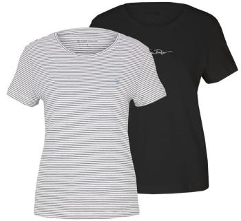 Tom Tailor 2 PACK- tricou pentru femei Regular Fit 1032271.10668 XS