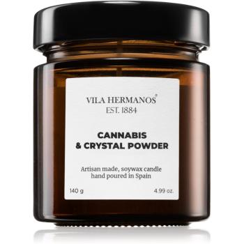 Vila Hermanos Apothecary Cannabis & Crystal Powder lumânare parfumată 140 g