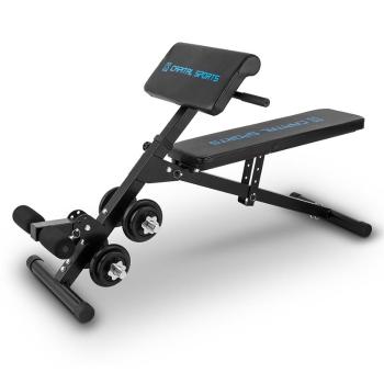 Capital Sports Sit'n Curl, banca Sit up cu un set de gantere