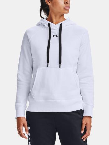 Under Armour Rival Fleece HB Hoodie Hanorac Alb