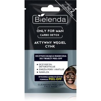 Bielenda Only for Men Carbo Detox mască facială exfoliantă, pentru curățare 2 x 6 g