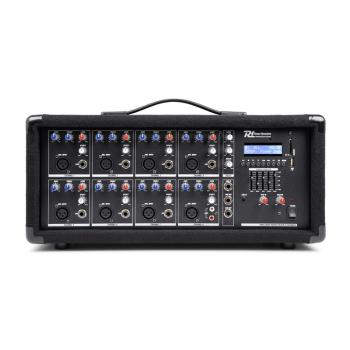 Power Dynamics PDM-C805A, mixer muzical cu 8 canale, 800 W, usb și sd slot