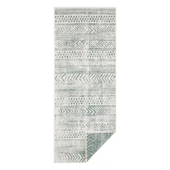 Covor adecvat pentru exterior Bougari Biri, 80 x 350 cm, verde-crem