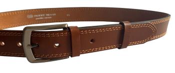 Penny Belts Curea din piele pentru bărbați Jeans 38/2 48 Brown 105 cm