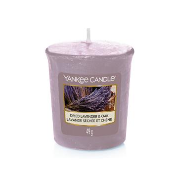 Yankee Candle Lumânare aromatică votivă Dried Lavender & Oak 49 g