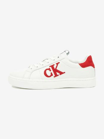 Calvin Klein Jeans Cupsole Lace Up Teniși Alb