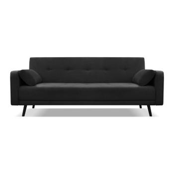 Canapea extensibilă Cosmopolitan design Bristol, negru, 212 cm
