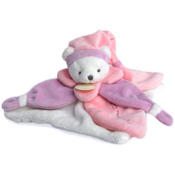 Doudou Gift Set Cuddle Cloth jucărie de adormit Pink Bear 1 buc