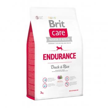 BRIT Care Endurance, Rață cu Orez, hrană uscată câini, activitate intensă, 3kg