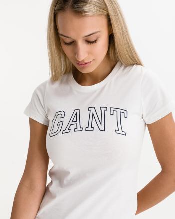 Gant Arch Logo Tricou Alb