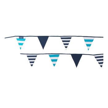 Șnur decorativ cu 15 stegulețe Navigate Bunting, lungime 5 m