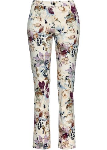 Pantaloni stretch, print floral