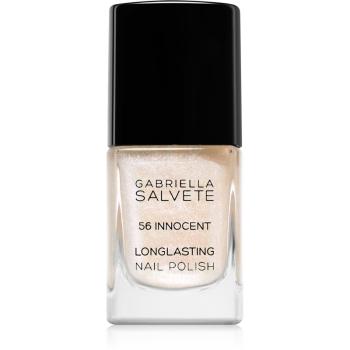 Gabriella Salvete Longlasting Enamel lac de unghii cu rezistenta indelungata cu particule stralucitoare culoare 56 Innocent 11 ml