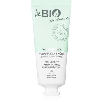 beBIO Ewa Chodakowska Vitamin Lily & White Tea cremă naturală de mâini 50 ml