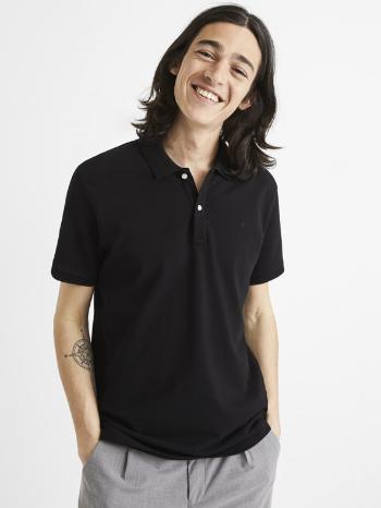 Celio Teone Polo Tricou Negru