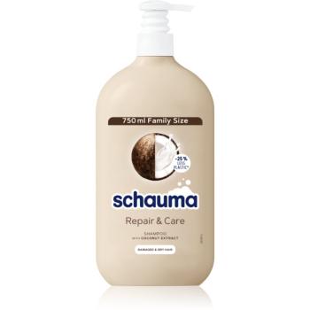 Schwarzkopf Schauma Repair & Care Sampon pentru par uscat si deteriorat cu cocos 750 ml