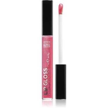 Avon Ultra Colour Shine lip gloss nutritiv culoare Cotton Candy 7 ml