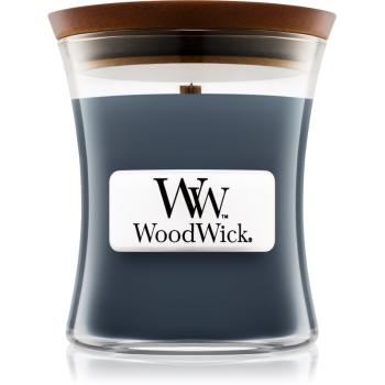Woodwick Evening Onyx lumânare parfumată  cu fitil din lemn 85 g
