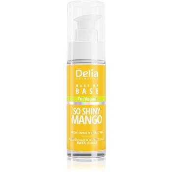 Delia Cosmetics So Shiny Mango bază pentru machiaj iluminatoare 30 ml