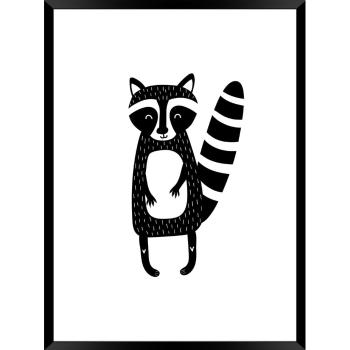 Poster pentru copii Styler Modernpik Racoon, 40 x 30 cm