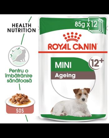 Royal Canin Mini Ageing 12+ hrana umeda caine senior, 12 x 85 g